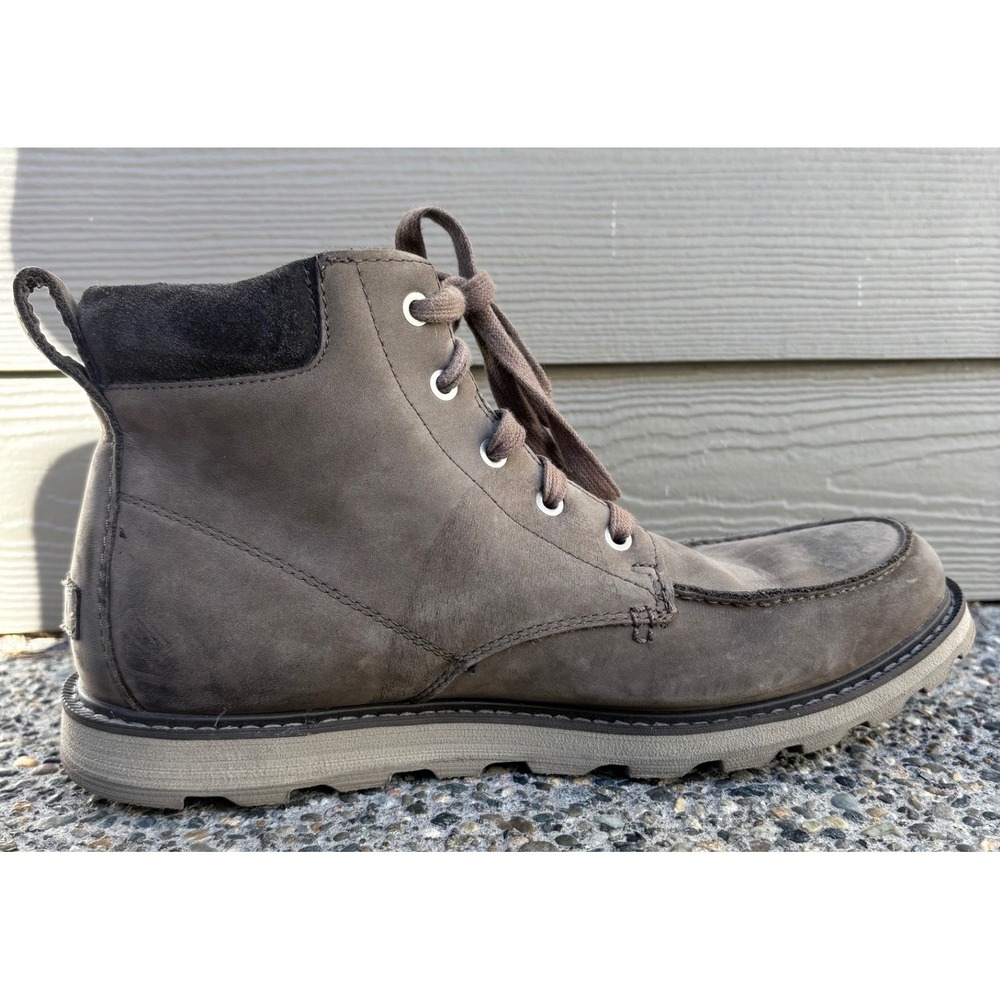 Sorel Men's Size 11.5 Madson II Moc Toe Waterproof Khaki II NM3851-297.